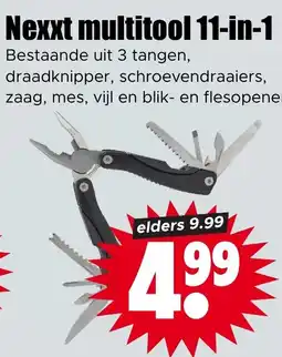 Dirk Nexxt multitool 11-in-1 aanbieding