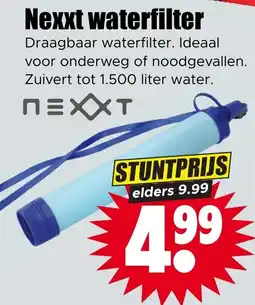Dirk Nexxt waterfilter aanbieding