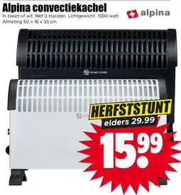 Dirk Alpina convectiekachel aanbieding