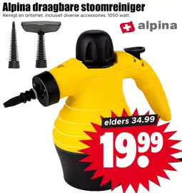 Dirk Alpina draagbare stoomreiniger aanbieding
