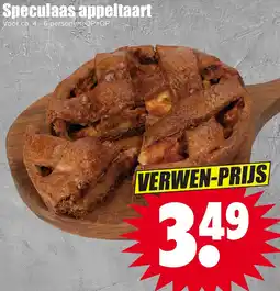 Dirk Speculaas appeltaart aanbieding