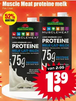 Dirk Muscle Meat proteïne melk aanbieding
