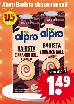 Dirk Alpro Barista cinnamon roll aanbieding