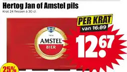 Dirk Hertog Jan of Amstel pils aanbieding