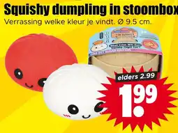 Dirk Squishy dumpling in stoombox aanbieding