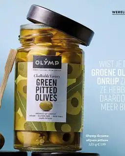 Albert Heijn Olymp groene olijven pitloos aanbieding