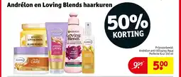 Kruidvat Andrélon en Loving Blends haarkuren aanbieding