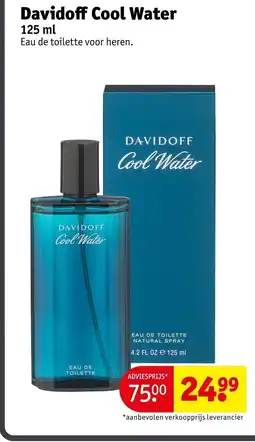 Kruidvat Davidoff Cool Water aanbieding