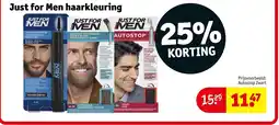Kruidvat Just for Men haarkleuring aanbieding