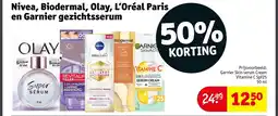 Kruidvat Garnier Skin serum Cream Vitamine C Spf25 aanbieding