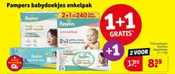 Kruidvat Pampers babydoekjes enkelpak aanbieding