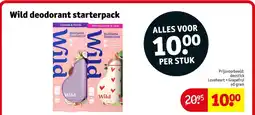 Kruidvat Wild deodorant starterpack aanbieding