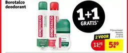 Kruidvat Borotalco deodorant aanbieding
