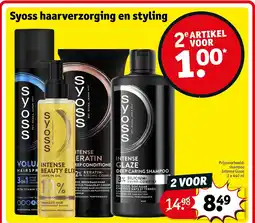Kruidvat Syoss haarverzorging en styling aanbieding