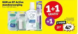 Kruidvat GUM en 07 Active mondverzorging aanbieding