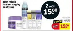 Kruidvat John Frieda haarverzorging en styling aanbieding