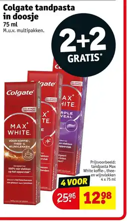 Kruidvat Colgate tandpasta aanbieding
