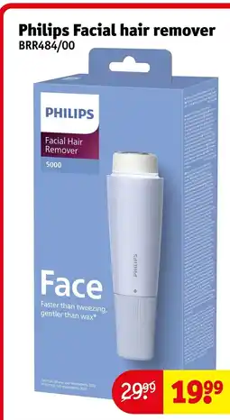 Kruidvat Philips Facial hair remover aanbieding