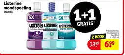 Kruidvat Listerine mondspoeling aanbieding