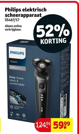Kruidvat Philips elektrisch scheerapparaat aanbieding