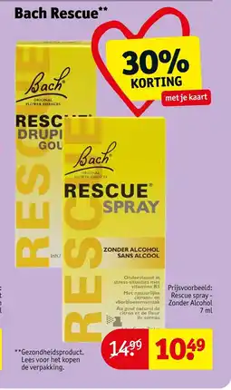 Kruidvat Bach Rescue Spray aanbieding