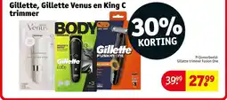 Kruidvat Gillette, Gillette Venus en King C trimmer aanbieding