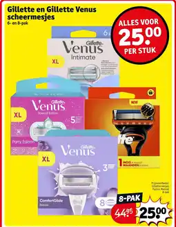 Kruidvat Gillette en Gillette Venus scheermesjes aanbieding