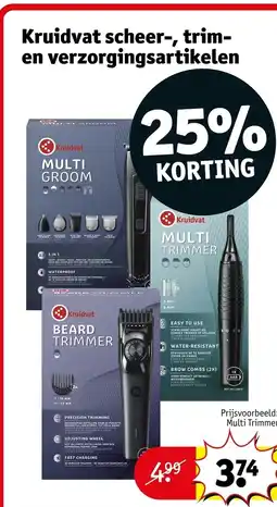 Kruidvat Kruidvat scheer-, trim- en verzorgingsartikelen aanbieding