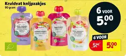 Kruidvat Kruidvat knijpzakjes aanbieding