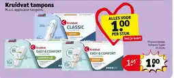 Kruidvat Kruidvat tampons aanbieding
