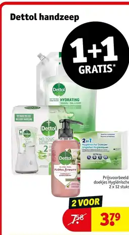 Kruidvat Dettol handzeep aanbieding