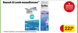 Kruidvat Bausch & Lomb maandlenzen aanbieding