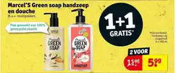 Kruidvat Marcel's Green soap handzeep en douche aanbieding