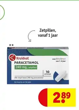 Kruidvat Kruidvat Paracetamol aanbieding