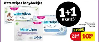 Kruidvat Waterwipes babydoekjes aanbieding