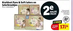 Kruidvat Kruidvat Pure & Soft luiers en luierbroekjes aanbieding