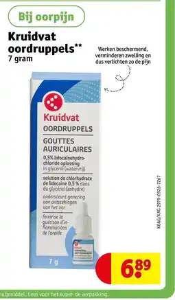 Kruidvat Kruidvat oordruppels aanbieding