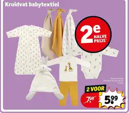 Kruidvat Kruidvat babytextiel aanbieding