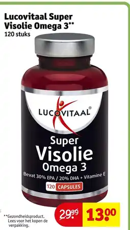 Kruidvat Lucovitaal Super Visolie Omega 3 aanbieding