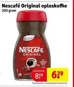 Kruidvat Nescafé Original oploskoffie aanbieding