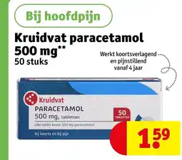 Kruidvat Kruidvat paracetamol aanbieding