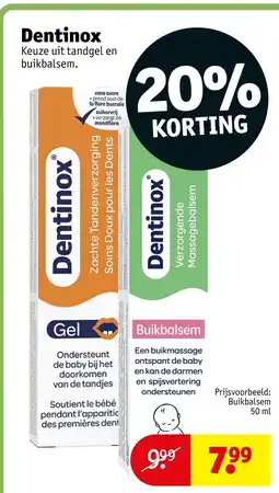 Kruidvat Dentinox aanbieding