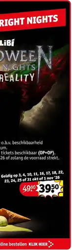 Kruidvat Halloween Nights Reality aanbieding