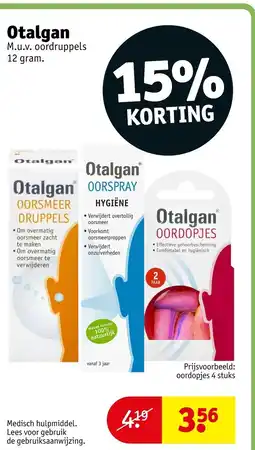 Kruidvat Otalgan Oorspray aanbieding