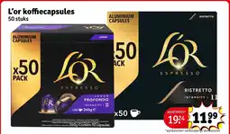 Kruidvat L'or koffiecapsules aanbieding