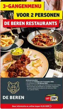 Kruidvat 3-gangenmenu voor 2 personen aanbieding