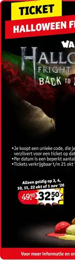 Kruidvat Halloween Fright Back to aanbieding