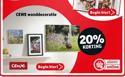Kruidvat CEWE wanddecoratie aanbieding