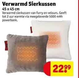 Kruidvat Verwarmd Sierkussen aanbieding