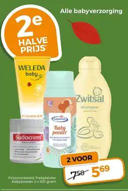 Trekpleister Trekpleister babypoeder aanbieding